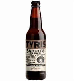 Cerveza artesana Tyris Paquita 33 cl.